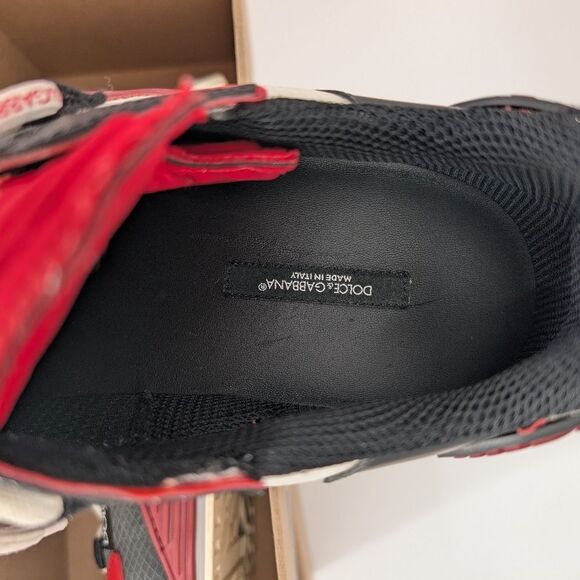 Dolce & Gabbana Red and Black Sneakers - Picture 9 of 11
